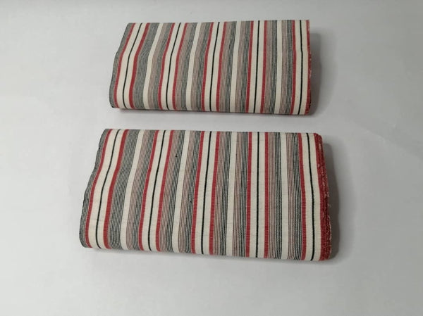 Pagne Foupoko tissé main, bleu indigo et ivoire, tissé au Burkina Faso, Mon Faso Dan Fani