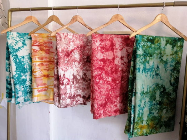 Pagne tissé main, bleu indigo et ivoire, tissé au Burkina Faso, Mon Faso Dan Fani