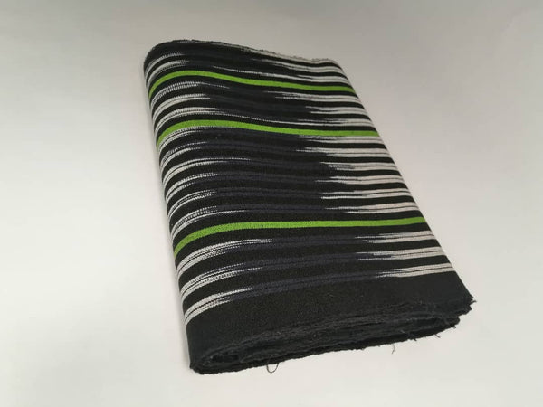 Pagne Foupoko tissé main, noir et blanc, tissé au Burkina Faso, Mon Faso Dan Fani