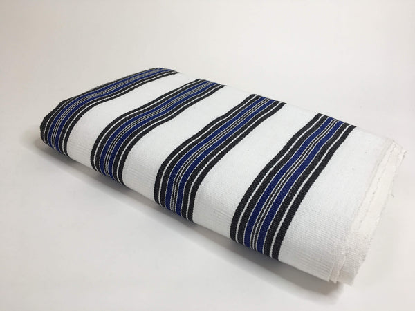 Pagne tissé main, noir et blanc, tissé au Burkina Faso, Mon Faso Dan Fani