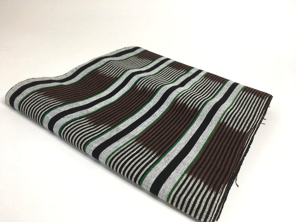 Pagne Foupoko tissé main, noir et blanc, tissé au Burkina Faso, Mon Faso Dan Fani