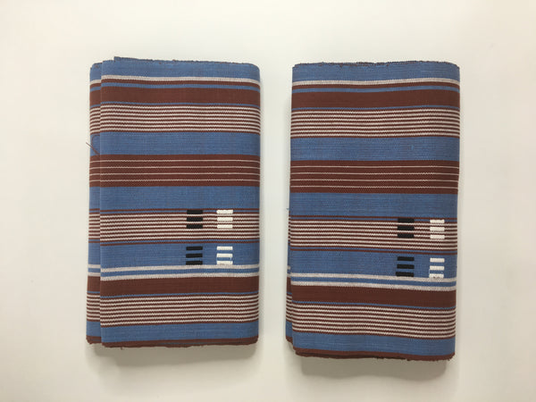 Pagne Foupoko tissé main, noir et blanc, tissé au Burkina Faso, Mon Faso Dan Fani