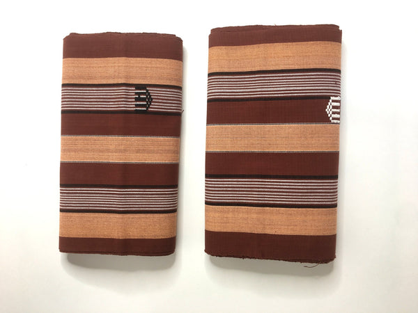 Pagne Foupoko tissé main, noir et blanc, tissé au Burkina Faso, Mon Faso Dan Fani