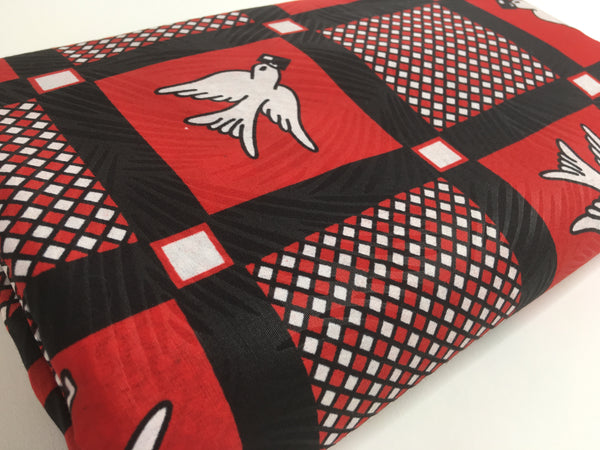 Pagne tissé main, noir et blanc, tissé au Burkina Faso, Mon Faso Dan Fani