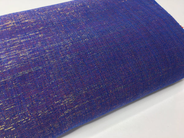 Pagne Foupoko tissé main, noir et bleu, tissé au Burkina Faso, Mon Faso Dan Fani