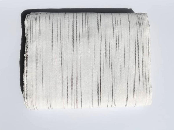 Pagne Foupoko tissé main, noir et blanc, tissé au Burkina Faso, Mon Faso Dan Fani