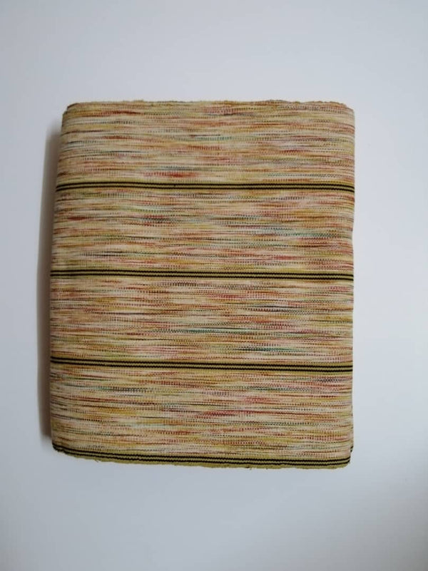 Pagne Foupoko tissé main, noir et bleu, tissé au Burkina Faso, Mon Faso Dan Fani