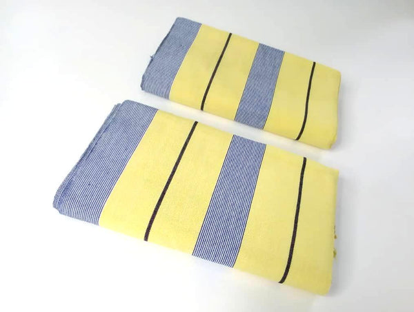 Pagne Foupoko tissé main, noir et blanc, tissé au Burkina Faso, Mon Faso Dan Fani