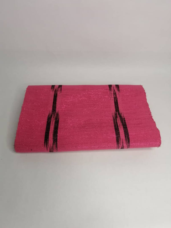 Pagne Foupoko tissé main, bleu indigo et ivoire, tissé au Burkina Faso, Mon Faso Dan Fani