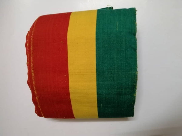 Pagne Foupoko tissé main, noir et blanc, tissé au Burkina Faso, Mon Faso Dan Fani