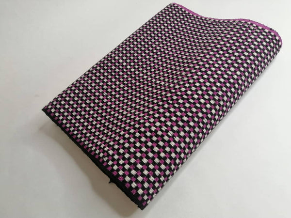 Pagne Royal tissé main, bleu indigo et ivoire, tissé au Burkina Faso, Mon Faso Dan Fani