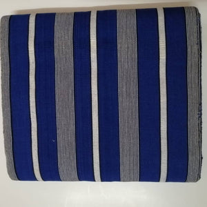 Pagne Foupoko tissé main, noir et blanc, tissé au Burkina Faso, Mon Faso Dan Fani