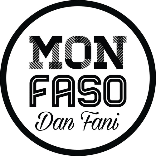 Logo Mon Faso Dan Fani black and white