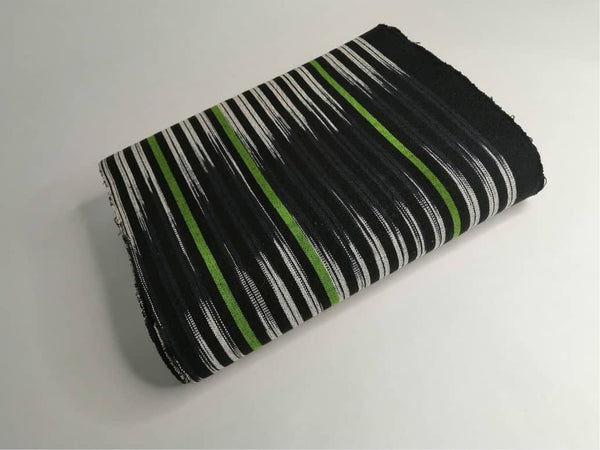 Pagne Foupoko tissé main, noir et blanc, tissé au Burkina Faso, Mon Faso Dan Fani