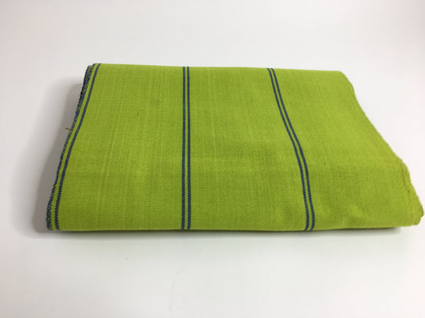 Pagne Foupoko tissé main, bleu et vert, tissé au Burkina Faso, Mon Faso Dan Fani