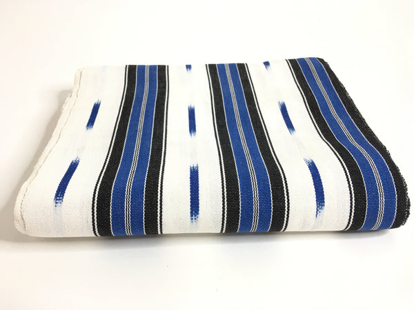 Pagne  tissé main, noir et blanc, tissé au Burkina Faso, Mon Faso Dan Fani