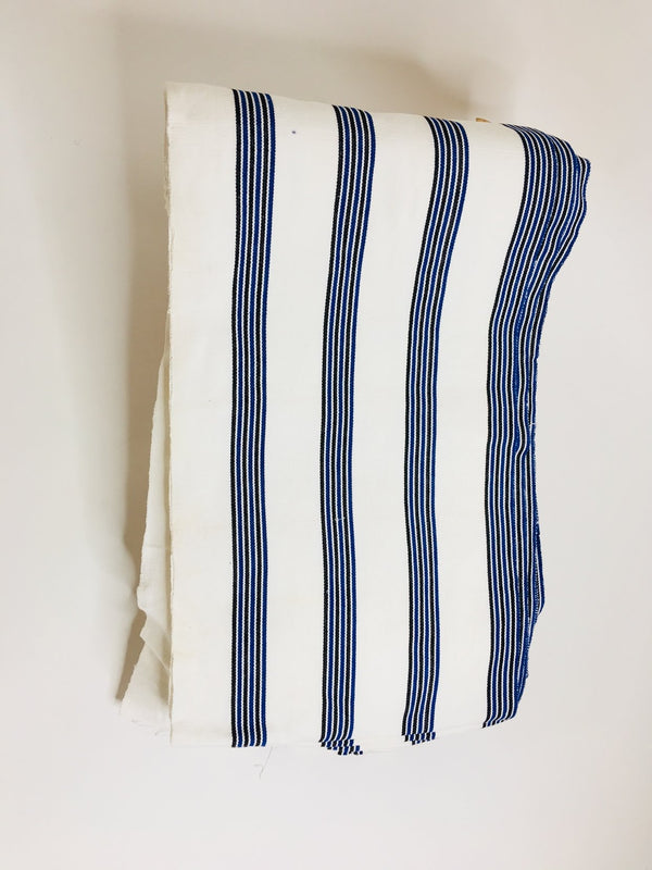 Pagne  tissé main, noir et blanc, tissé au Burkina Faso, Mon Faso Dan Fani