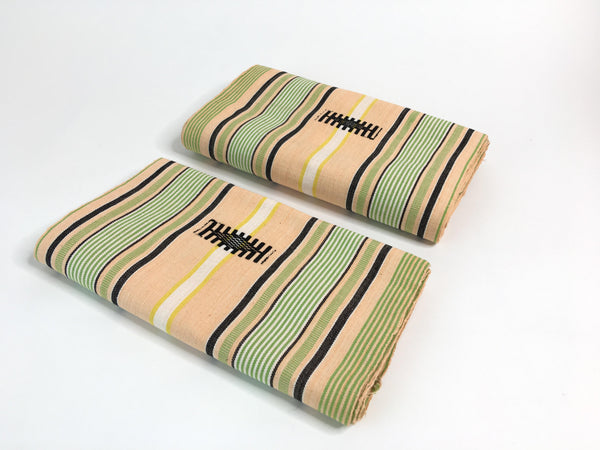 Pagne Foupoko tissé main, noir et blanc, tissé au Burkina Faso, Mon Faso Dan Fani