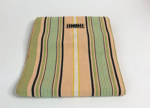 Pagne Foupoko tissé main, noir et blanc, tissé au Burkina Faso, Mon Faso Dan Fani