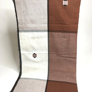 Pagne Foupoko tissé main, noir et blanc, tissé au Burkina Faso, Mon Faso Dan Fani