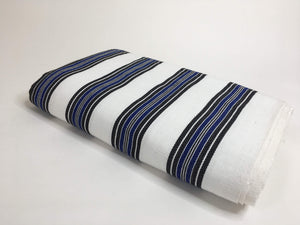 Pagne  tissé main, noir et blanc, tissé au Burkina Faso, Mon Faso Dan Fani