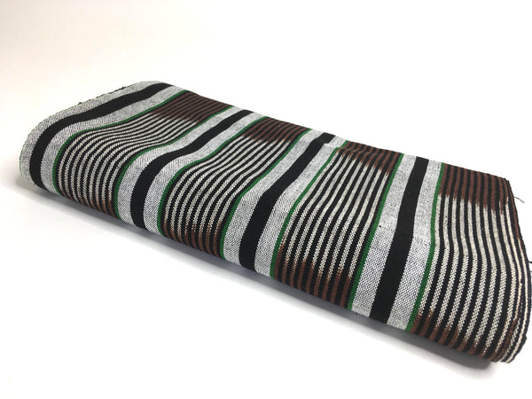 Pagne Foupoko tissé main, noir et blanc, tissé au Burkina Faso, Mon Faso Dan Fani