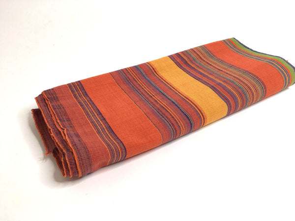 Pagne Foupoko tissé main, noir et bleu, tissé au Burkina Faso, Mon Faso Dan Fani