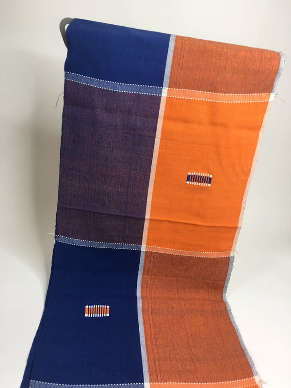 Pagne Foupoko tissé main, noir et blanc, tissé au Burkina Faso, Mon Faso Dan Fani