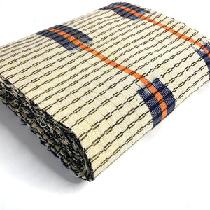 Pagne Foupoko tissé main, noir et blanc, tissé au Burkina Faso, Mon Faso Dan Fani