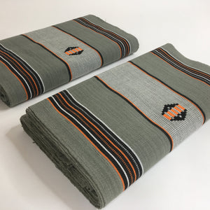 Pagne Foupoko tissé main, noir et blanc, tissé au Burkina Faso, Mon Faso Dan Fani