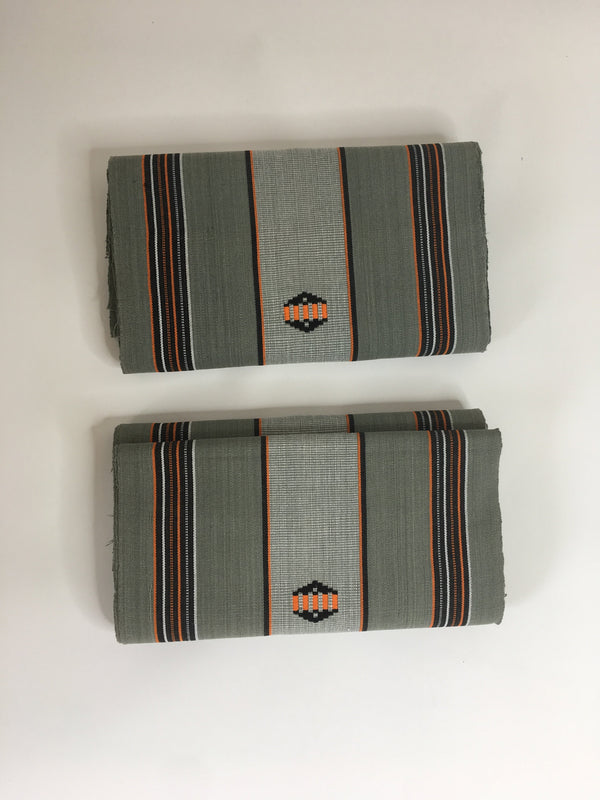 Pagne Foupoko tissé main, noir et blanc, tissé au Burkina Faso, Mon Faso Dan Fani