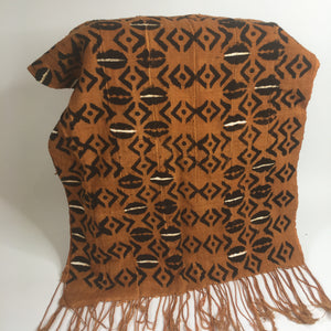 Pagne Bogolan tissé main, noir et blanc, artisanal d’Afrique de l’Ouest, Mon Faso Dan Fani