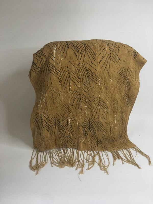 Pagne Bogolan tissé main, noir et blanc, artisanal d’Afrique de l’Ouest, Mon Faso Dan Fani