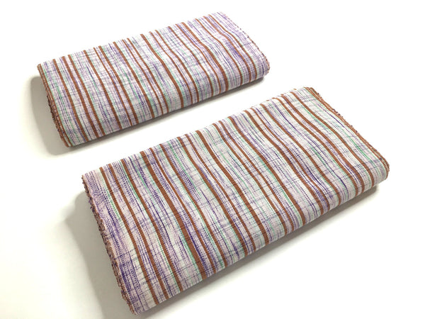 Pagne Foupoko tissé main, blanc et vert, tissé au Burkina Faso, Mon Faso Dan Fani