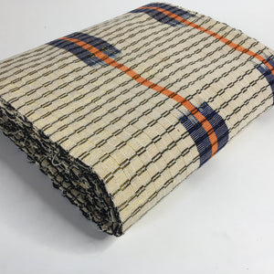 Pagne Foupoko tissé main, noir et blanc, tissé au Burkina Faso, Mon Faso Dan Fani