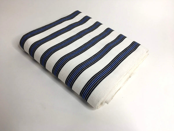 Pagne  tissé main, noir et blanc, tissé au Burkina Faso, Mon Faso Dan Fani