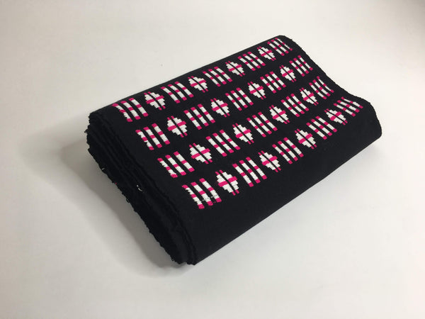 Pagne Noblesse tissé main, noir et blanc, tissé au Burkina Faso, Mon Faso Dan Fani