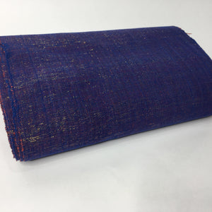 Pagne Foupoko tissé main, noir et bleu, tissé au Burkina Faso, Mon Faso Dan Fani