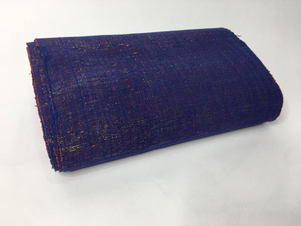 Pagne Foupoko tissé main, noir et bleu, tissé au Burkina Faso, Mon Faso Dan Fani