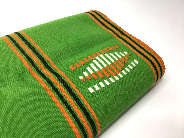 Pagne Foupoko tissé main, noir et blanc, tissé au Burkina Faso, Mon Faso Dan Fani