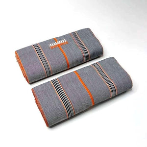 Pagne Foupoko tissé main, noir et blanc, tissé au Burkina Faso, Mon Faso Dan Fani