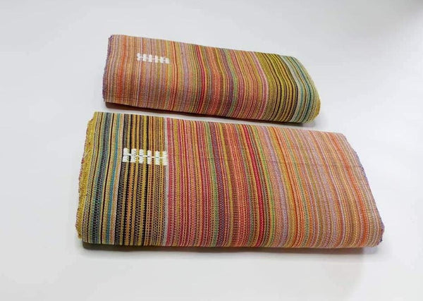 Pagne Foupoko tissé main, noir et blanc, tissé au Burkina Faso, Mon Faso Dan Fani