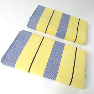 Pagne Foupoko tissé main, noir et blanc, tissé au Burkina Faso, Mon Faso Dan Fani