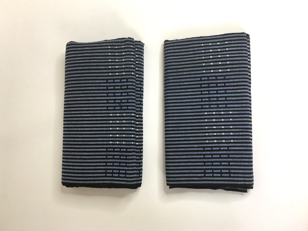 Pagne Foupoko tissé main, noir et blanc, tissé au Burkina Faso, Mon Faso Dan Fani