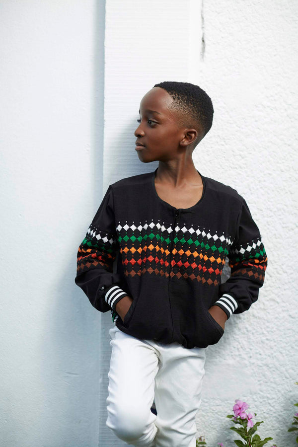 Pagne Noblesse tissé main, noir et blanc, tissé au Burkina Faso, Mon Faso Dan Fani