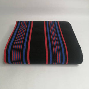 Pagne Foupoko tissé main, bleu indigo et ivoire, tissé au Burkina Faso, Mon Faso Dan Fani