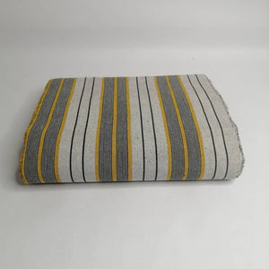 Pagne Foupoko tissé main, bleu indigo et ivoire, tissé au Burkina Faso, Mon Faso Dan Fani