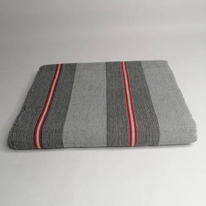 Pagne Foupoko tissé main, noir et blanc, tissé au Burkina Faso, Mon Faso Dan Fani