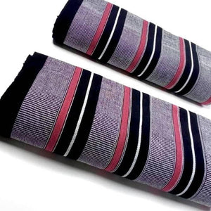 Pagne Foupoko tissé main, noir et blanc, tissé au Burkina Faso, Mon Faso Dan Fani