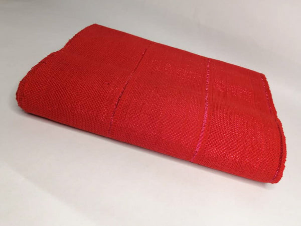 Pagne Foupoko tissé main, bleu indigo et ivoire, tissé au Burkina Faso, Mon Faso Dan Fani